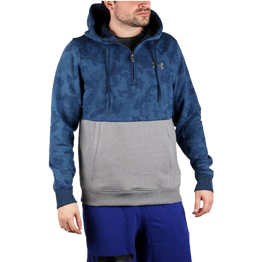 Under Armour Sweatshirts Men's Blue Hooded Moderate Regular 1299135-409