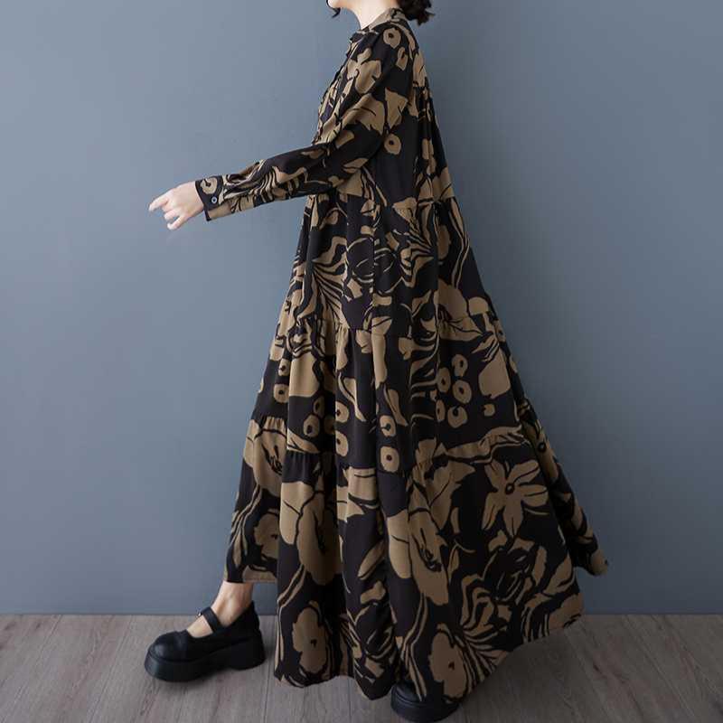 Long-sleeved Dresses for Spring and Autumn