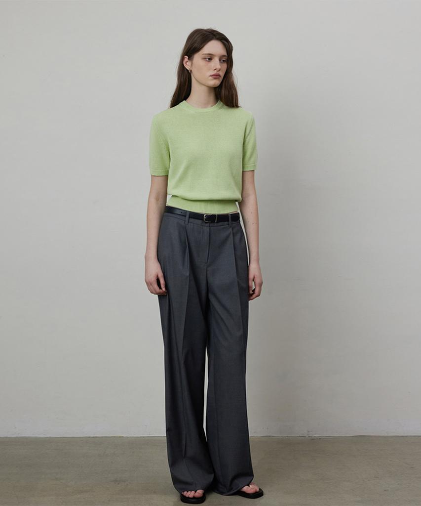 Kwinseulaebis Neroli Cotton Short Knit Top