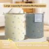 1Pc Dirty Clothes Basket Laundry Basket Portable For Toy Clothing Storage Bucket Waterproof Laundry Organizer