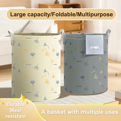1Pc Dirty Clothes Basket Laundry Basket Portable For Toy Clothing Storage Bucket Waterproof Laundry Organizer