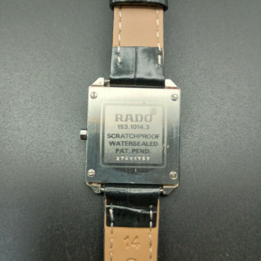 Used [Battery and belt replaced] RADO DiaStar 153.1014.3 12P Women's Watch [New Battery / New Aftermarket Strap] RADO DiaStar 153.1014.3 12P Women's