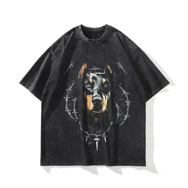 Magie und Muskeln Für Alle Hunde Album Drake T-Shirt Vintage Gewaschene T-Shirts Übergroß Anime 100 Baumwolle Herren Damen Kleidung
