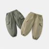 Ciciibear Boys' Cargo Pants, Autumn Wear for Baby Boys, Children's Casual Trousers for Fall Seaso