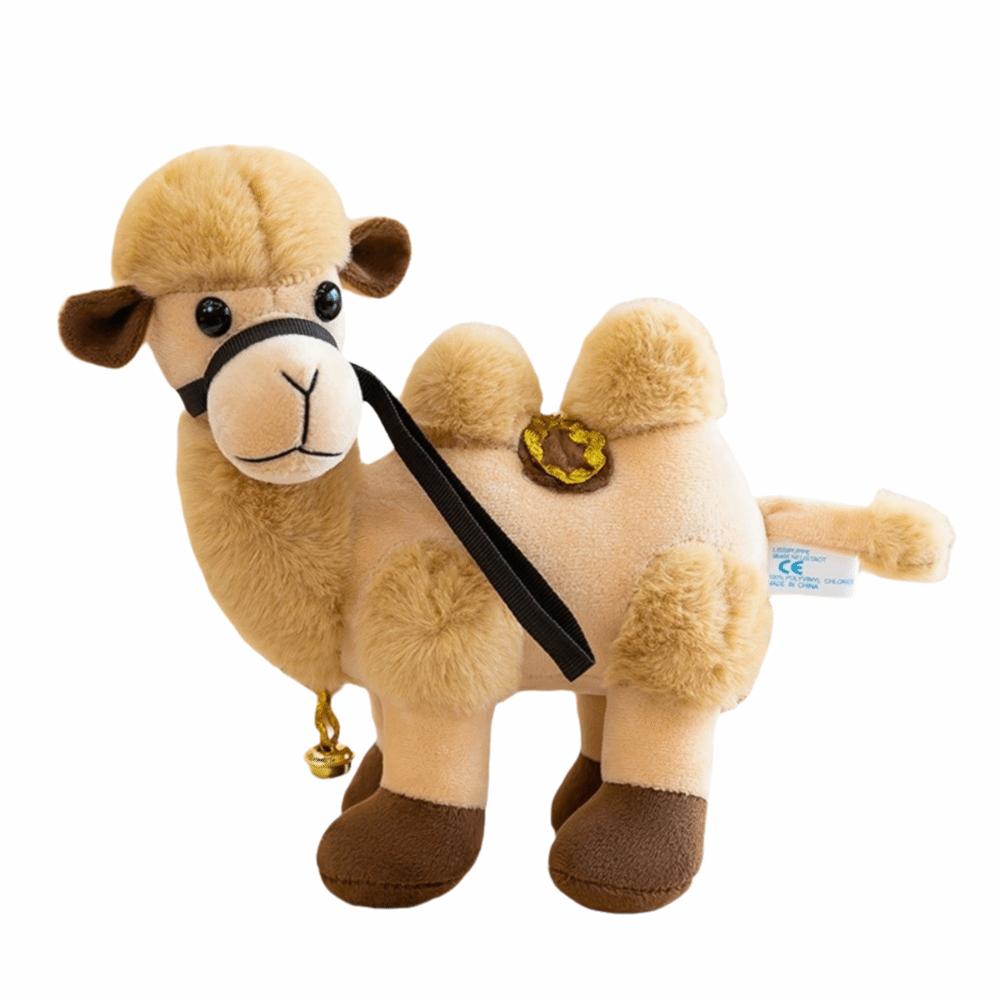 Fluffy Camel Stuffed Animal Soft Stuffed Camel Doll Desert Animal Plush Camel Toy Sleeping Hug