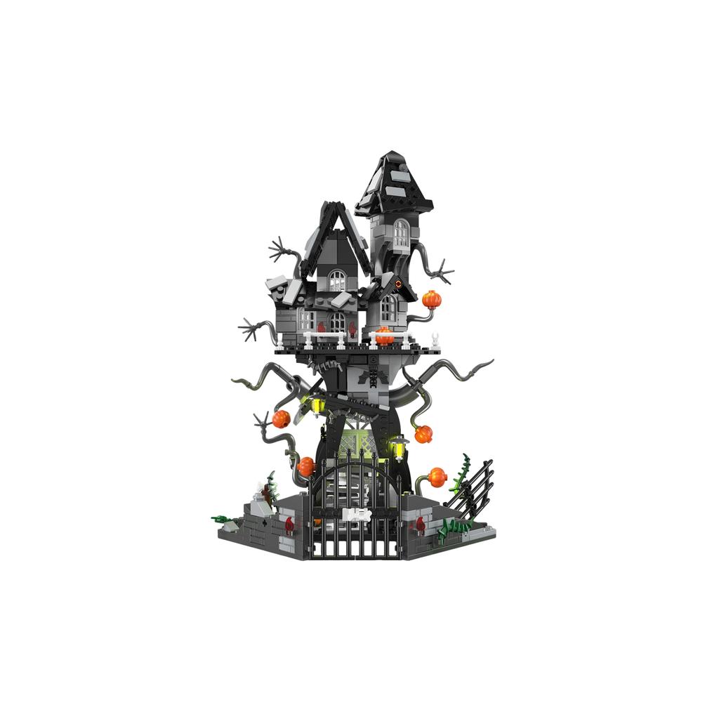 Halloween House Pumpkin Building Set - Brick Toy for Kids Decoration