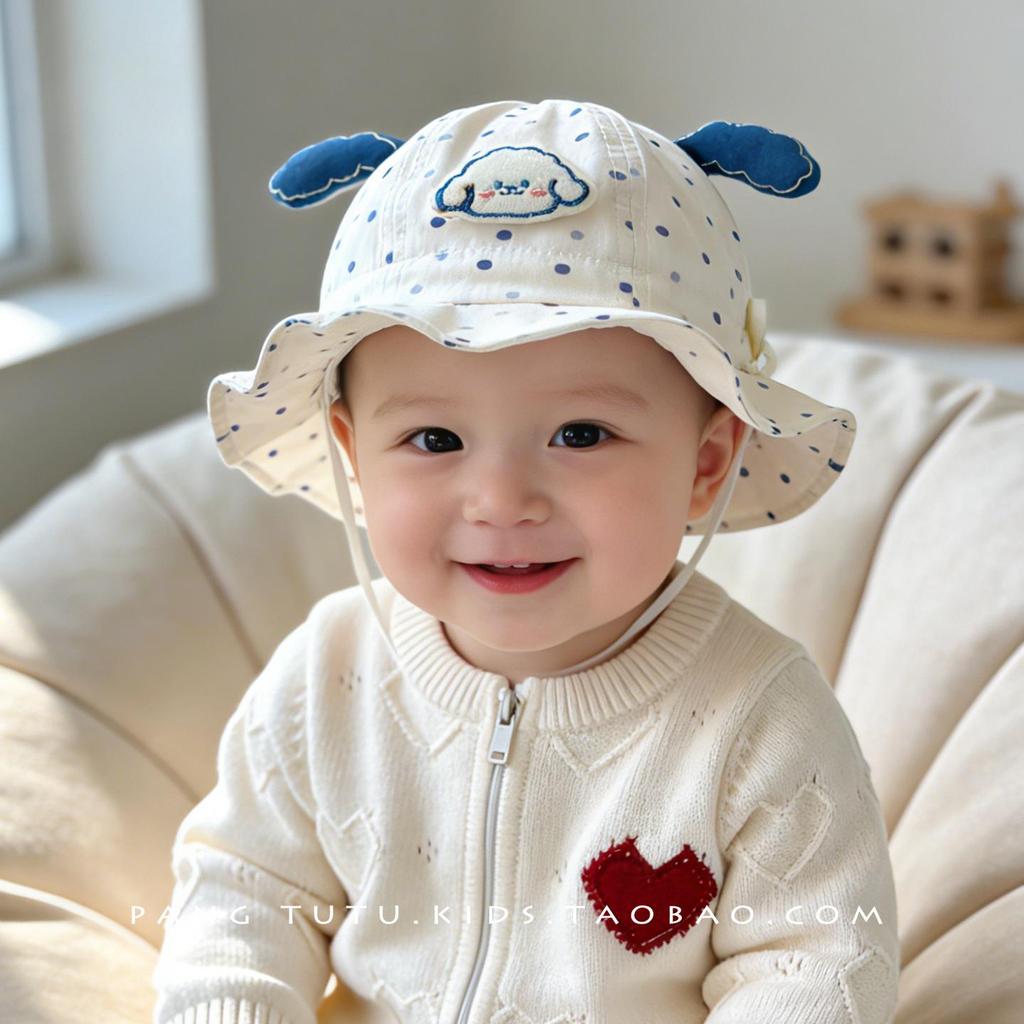 2026 Cute Baby Bucket Hat for Spring & Autumn - Sun Protection for Boys & Girls