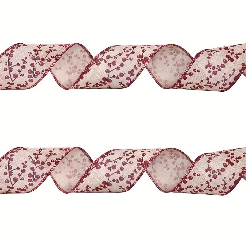 Christmas Snowman Decorative Ribbon Christmas Tree Ribbon for Garland, Wreath Gift Wrapping DIY Crafts Party Decorations