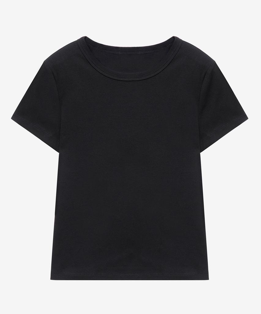 MIND BRIDGE WOMEN [On][W] Round Neck Slim Fit Daily Short Sleeve T-Shirt - 3 Colors