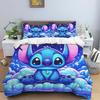 Duvet Cover Stitch Cartoon Kids Bedding Sets Anime Comforter Cover Sets Single Double Children Girls Boys Gifts Bedroom Decor