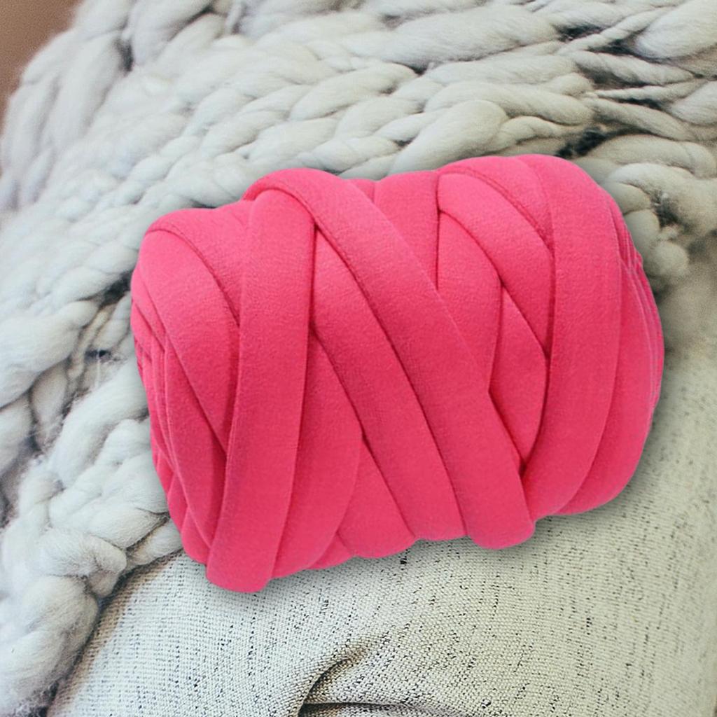 0.55lbs Chunky Yarn Bulky Yarn Thick Hand Knitting Tube Yarn Giant Yarn for Arm