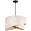 CEILING HANGING LAMP, SLANT LAMPSHADE, LEAVES, 45 Cm