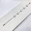 13MM Four Leaf Flower Bracelet Titanium Steel Clover Double Sided Bracelet No Color Loss Ladies Bracelet