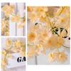 Artificial Cherry Blossom Fresh-keeping 135 Flower Head Faux Silk Flower Wall Hanging Artificial Rose Vine for Wedding