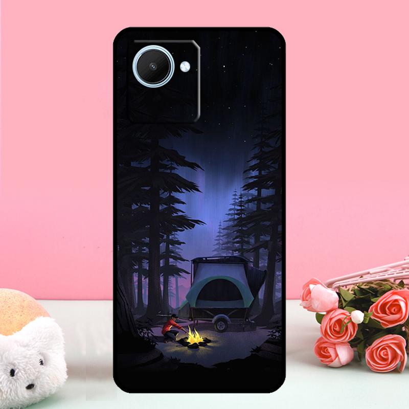 Nature Camping Art For Realme C55 C71 C53 C67 C75 C61 C33 C63 C51 C65 10 11 12 13 14 15 Pro Plus GT7 Pro Case
