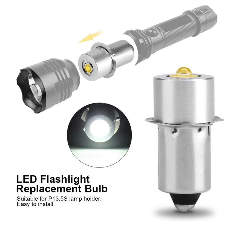 P13.5S 3W Dc3V-12V Dc6V-24V Led Upgrade Lamp Bulb Flashlight Replacement Bulb Torch Emergency Light Bulbs Work Cd Cells