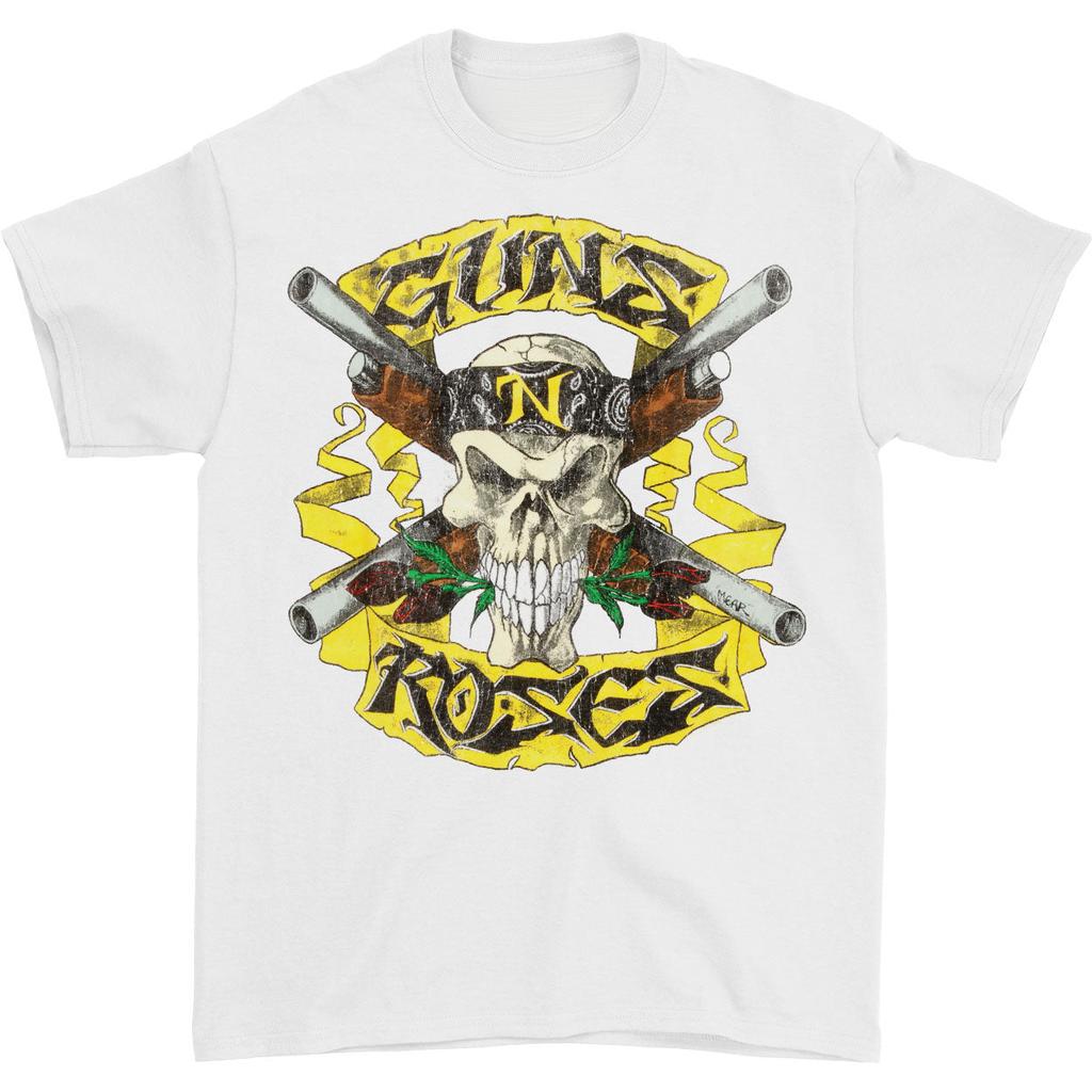 Guns N Roses Slash 85 Band TShirt Cotton Graphic Tee Unisex Unisex Summer Streetwear