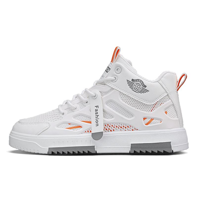 Fashion Hiking Boots Casual Sneaker High Top Breathable Wear-resistant Round Toe Flexible Shoe Spring and Autumn Main Push Popular Model