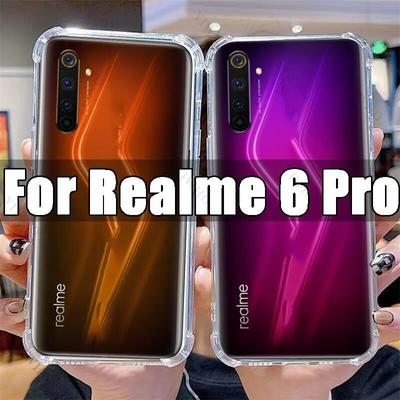 Custodia trasparente per telefono per Realme 6 Pro Custodia trasparente in TPU Realme 6Pro Realme6Pro 6.6 "RMX2061 Cover antiurto antigraffio