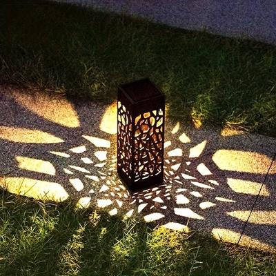 6pcs Solar-powered LED Garden Lights Outdoor Solar Pathway Lights Automatic LED Halloween Christmas Decorative Landscape Light For Patio Yard Garden