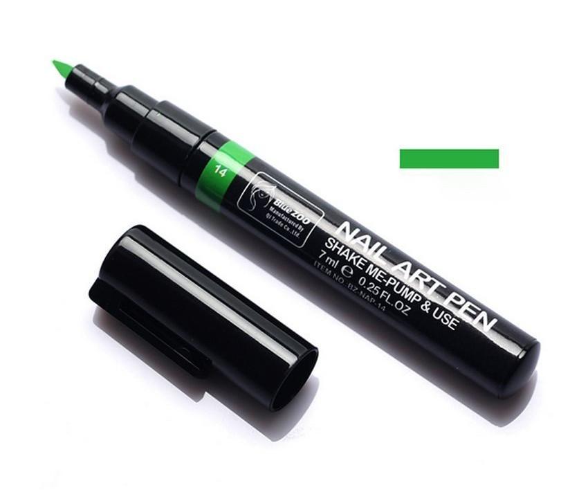 Bolígrafo de Arte para Uñas de 16 Colores Herramienta de Diseño para Pintar Para Impresionantes Manicuras con Esmalte en Gel UV
