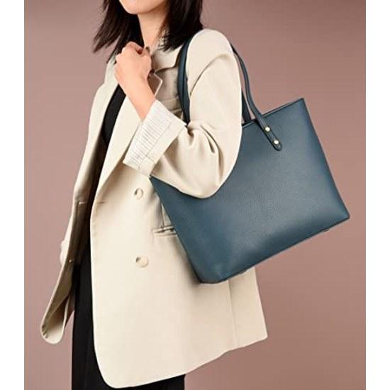 FSD.WG Womens Tote Bag Business Stylish Popular 2way Handbag Commuting School Large Capacity Leather Birthday Gift