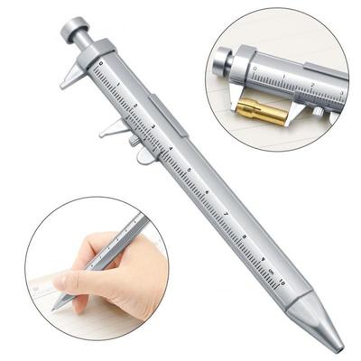 Penna Multifunzione a Inchiostro Gel Calibro Vernier Penna Roller Cancelleria Penna a Sfera a Sfera 0.5mm HD