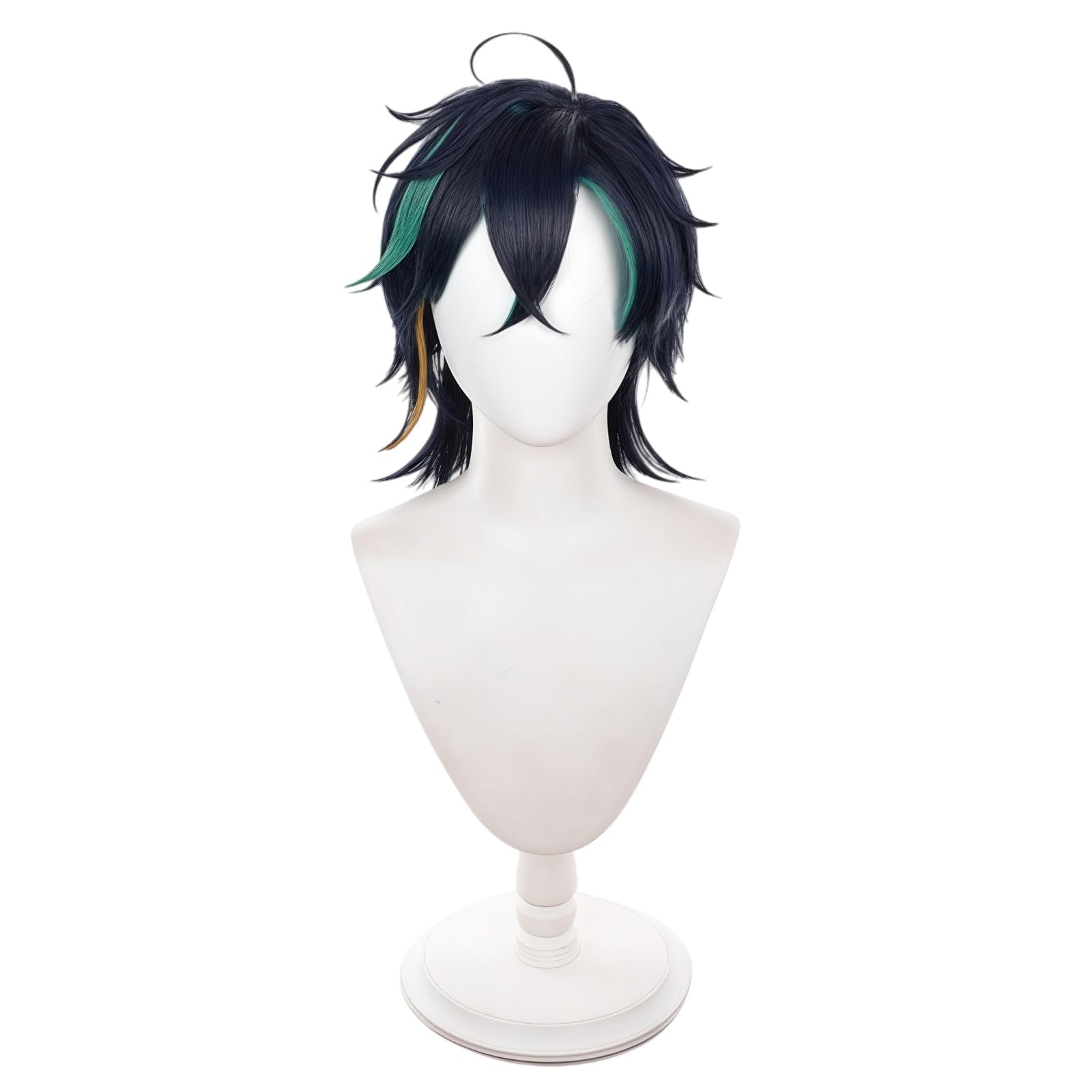 NOKIJP Kiinichi Wig Genshin Impact Cosplay Heat-Resistant Wig Smooth and Easy to Style Genshin Impact Nata Kiinichi The Hunter Who Inherits the Flame