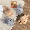 Pure Color Plush Small Hairpin Y2k Winter Hair Accessories Temperament Cute Duckbill  Headwear
