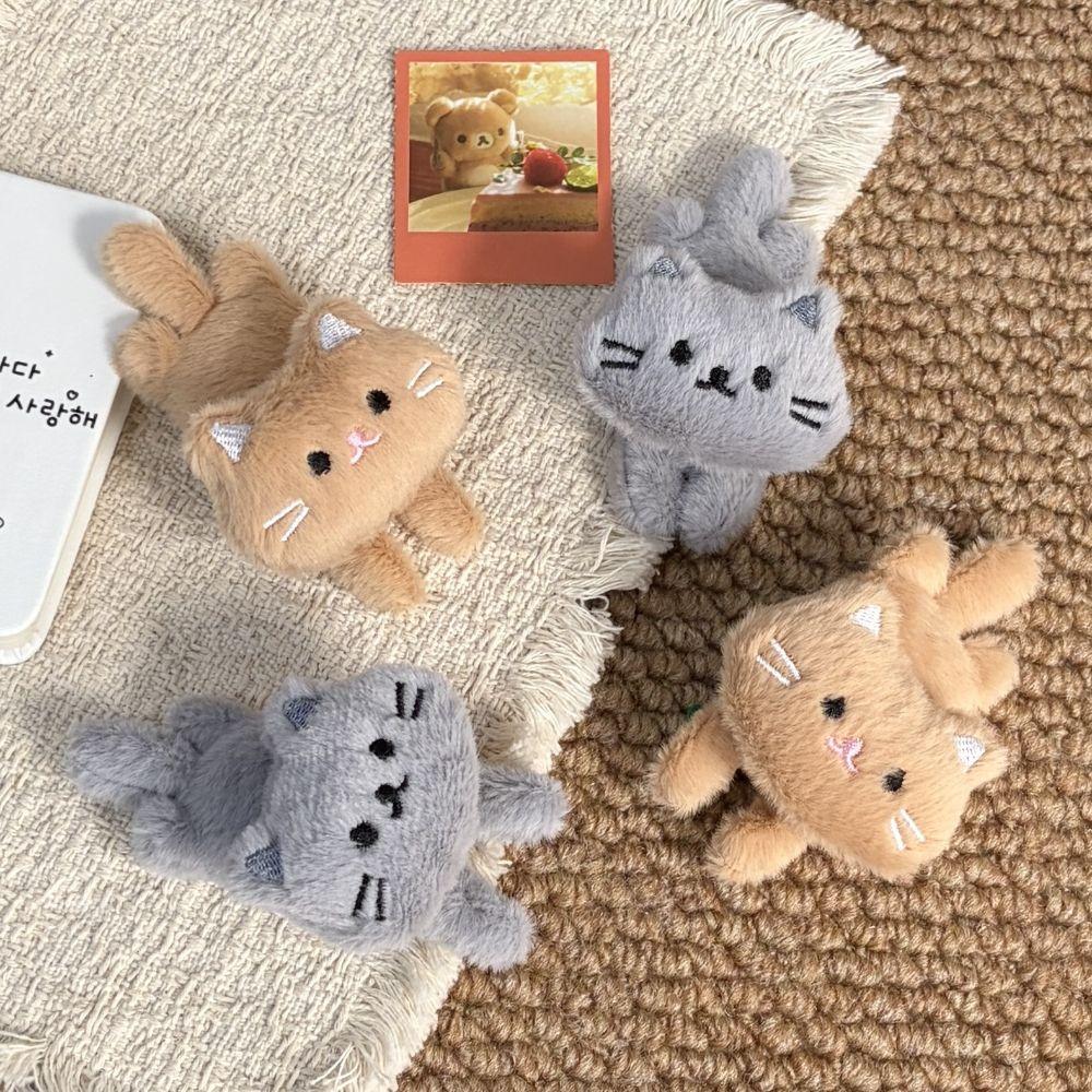 Pure Color Plush Small Hairpin Y2k Winter Hair Accessories Temperament Cute Duckbill Headwear