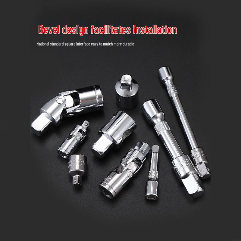 Large Bent 1/2-inch Socket Extension Bar with Power Adapter
