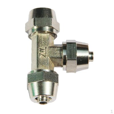 T-förmiger Luftleitungsschlauch-Kompressor-Fitting-Anschluss-Schnellspanner-Satz 1 6 mm