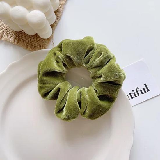 Classic All-match Velvet Scrunchies Women Girls Elastic Hair Rubber Bands Accessories Tie Hair Ring Rope Lady Headdress Headwear