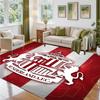 Sunderland Design Crystal Velvet Rug Soft Decorative Mat for Bedroom Entrance