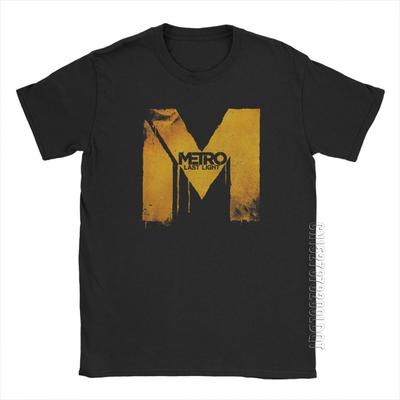 Metro TShirt LL Logo Exodus Gas Mask Toxic Games Unisex T Shirt Funny Pure Cotton Male Tshirt Tee Shirt O Neck Graphic Tops