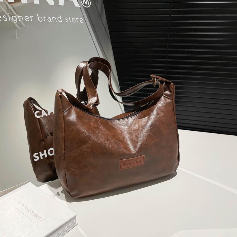 

Весна и лето новые женские сумки однотонные простые повседневные универсальные большой вместимости сумка-тоут сумка на плечо сумка-мессенджер женская