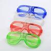 LED-Brille Tragbar Kunststoff Leuchtend Verschluss Aufleuchtend Brillen Feiertag Batteriebetrieben Brillen Blinken Requisiten Zubehör