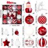 Electroplated Christmas Ornaments Festive Christmas Decoration Balls Christmas Ball Ornaments Painted For New Year Celebration