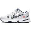 Air Monarch 4 Rutschfest Abriebfest Niedrig geschnitten Klobige Sneaker Unisex Weiß 415445-102(Team181-)