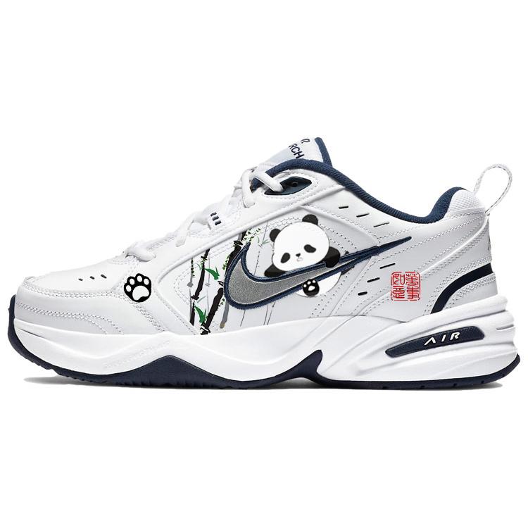 

Nike Air Monarch 4 Slip Resistant Abrasion Resistant Low top Chunky Sneakers Unisex White 415445-102(Team181-) 44.5