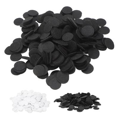 500Pcs Nonwoven Round Piece DIY Felt Crafts Cloth Flake Accessories Chip Hair Decoration 25mm