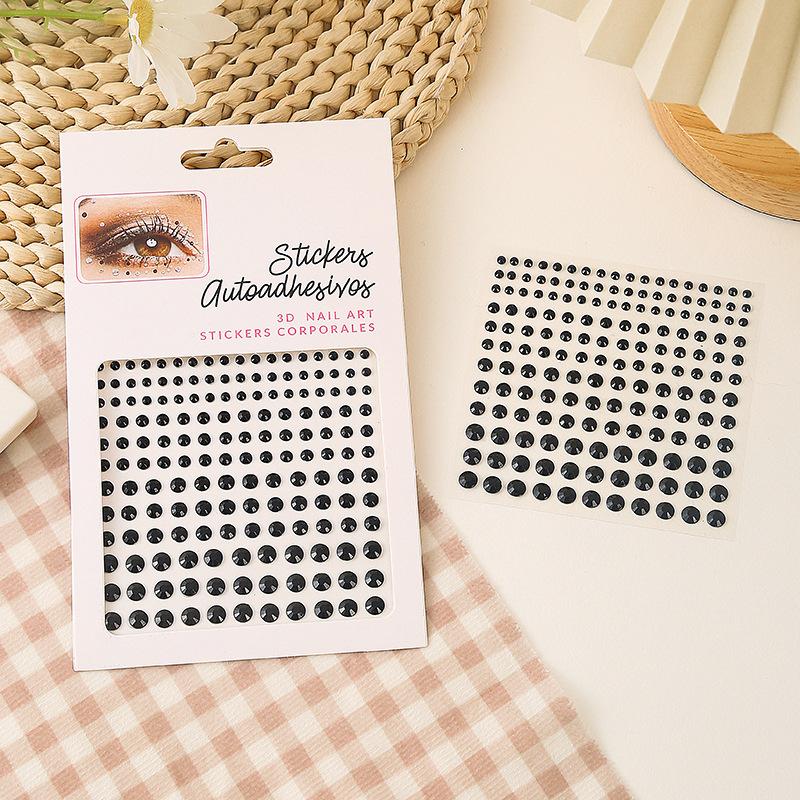 Diamond Crystal Tattoo Sticker Glitter Eyeliner Eyebrow Make Up Face Eyes Diamond Tattoos Rock Rhinestone 3D Eyeliner Stickers