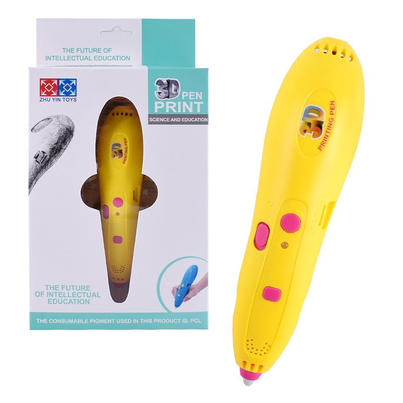 Zhile PCL Low-Temperature 3D Printing Pen - USB Rechargeable, Wireless Graffiti Tool for Students and Children.