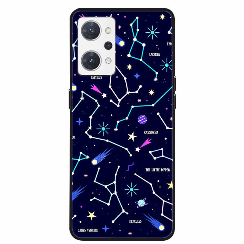 For Oppo Reno 7A 9A Case Phone Cover Soft Silicone Shockproof TPU Funda On For Oppo Reno9 A 5G Protection Capa Reno7 A / Reno9A