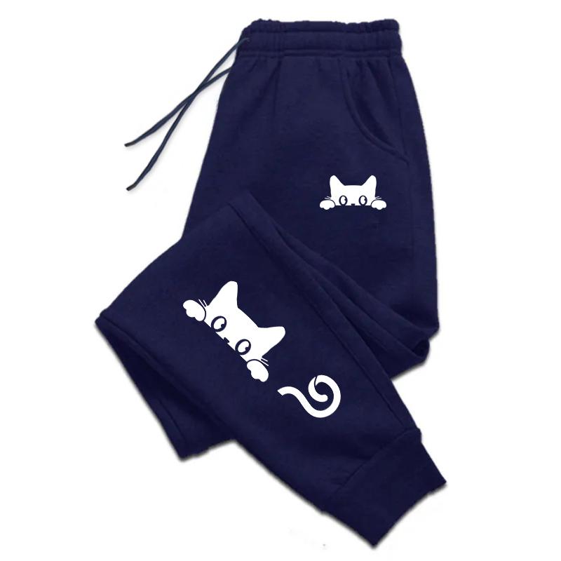 Arrival Women's Jogger Pants Cute Cat Printed Sweatpants High Quality Ladies Home Outdoor Daily Casual Sports Trousers