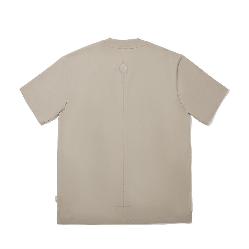 Li Ning x CHENGLONG,LIANMINGKUAN T Shirt Men's Coffee Foam Umber AHSV097-4