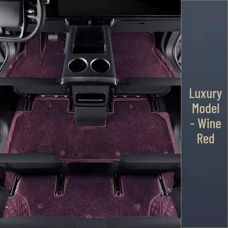 Compatible Li Auto L8 & L9 Full Coverage Car Floor Mats - New L8Pro & L9Max Carpet Style Mats