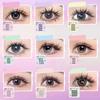 Fluffy False Eyelashes Slender Fake Lashes Soft Self-grafting False Eyelashes  Makeup
