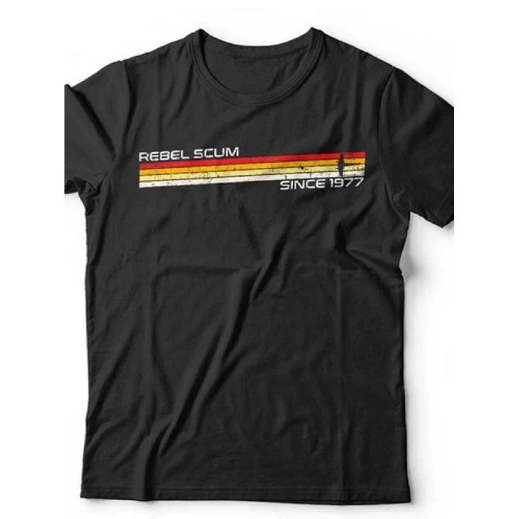 Rebel Scum Since 1977 T Shirt Large Fit 3 5Xl Retro Sci Fi Vintage 70S S чёрный