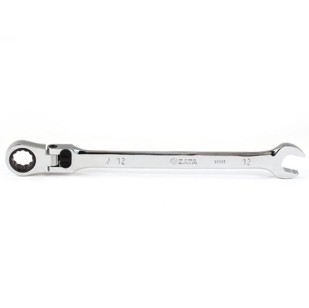 SATA Genuine Two-in-One Flexible Locking Head Wrench, 8-25mm (46801-46817)